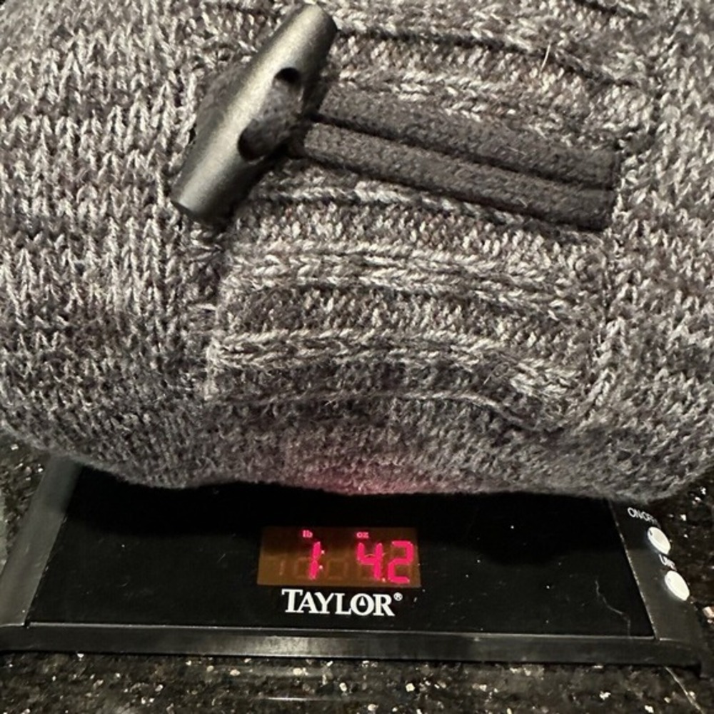 Urban Pipeline Gray Knit Toggle Hoodie Mens Size S Pullover Preppy Dark Academia - Picture 12 of 12